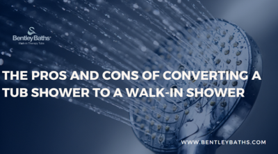 Pros & Cons of converting tub shower to walk in shower – Bentley Baths